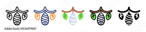 Silk Cocoon Multiplye Style Icon