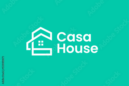 Real estate concept: house symbol icon for business