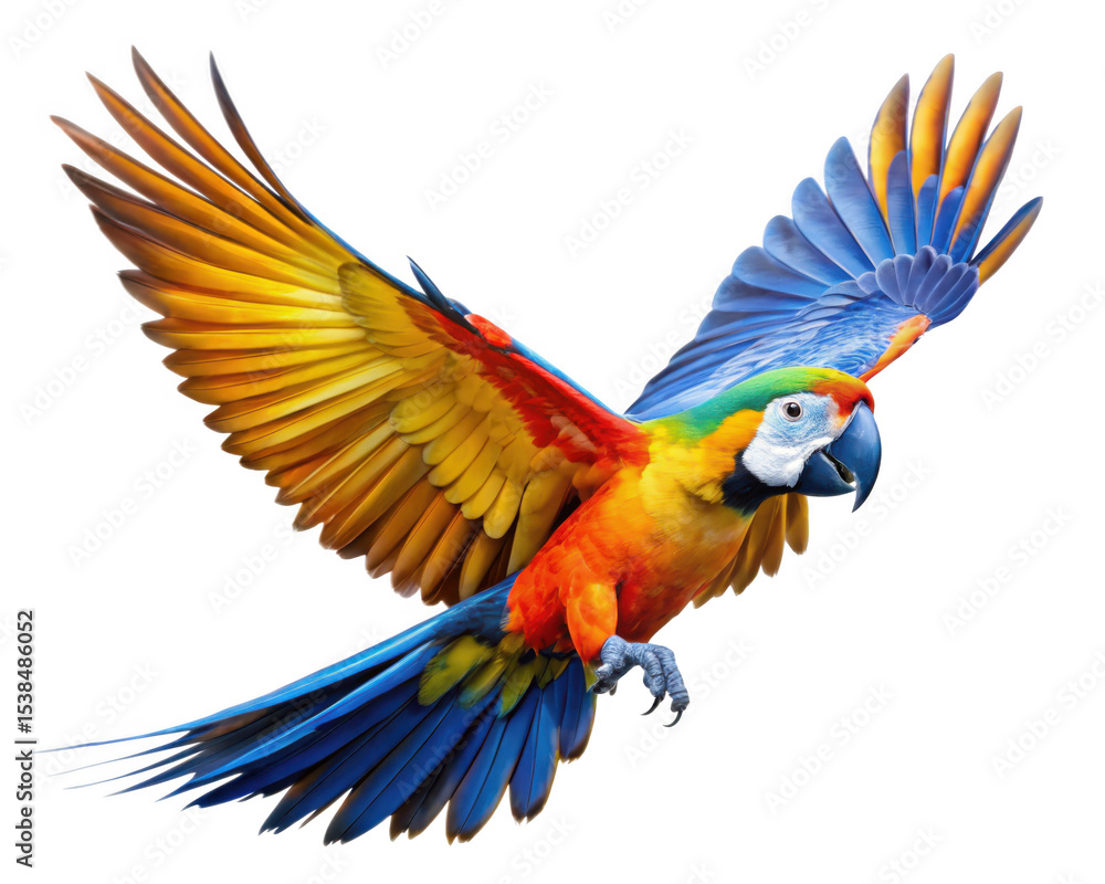 Fototapeta premium king parrot flying PNG