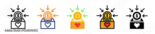 Fundraise Multyple Style Icon