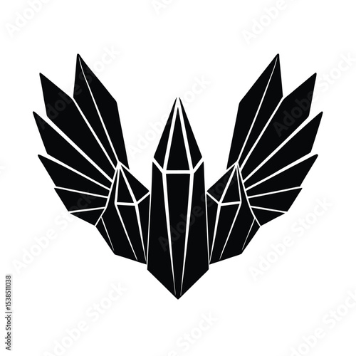 Quartz Shaped Like Angel Wings