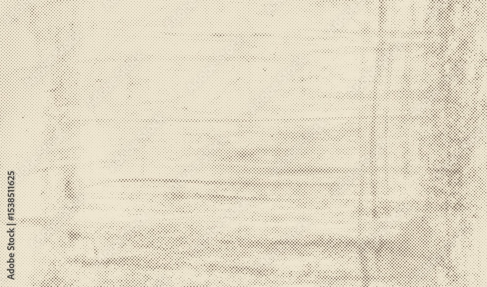 Fototapeta premium Aged newspaper halftone abstract dotted background and texture 