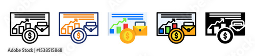 Business Plan Multyple Style Icon