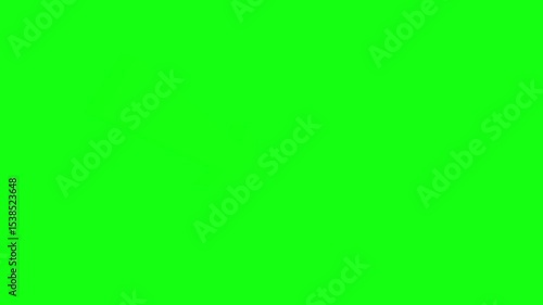 Red arrow animation pointing down right, doodle arrow animation used for cartoons. arrow sign appears flashing on green screen. 4k video