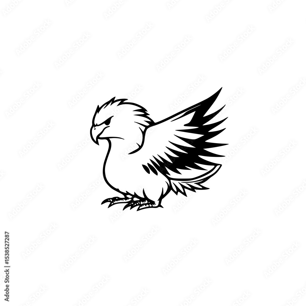 Fototapeta premium eagle vector illustration