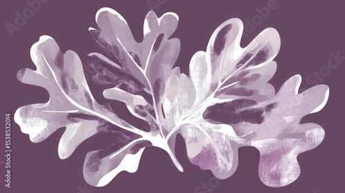 Stylized arugula leaves in purple, artistic and expressive High quality illustration --chaos 10 --ar 16:9 --style raw --stylize 10 --v 6.1 Job ID: a8e93000-4d9a-47e7-a20c-d1d191942573
