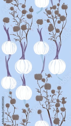 Turnip-inspired geometric patterns in blue, modern and decorative High quality illustration --chaos 10 --ar 9:16 --style raw --stylize 10 --v 6.1 Job ID: 7b625b51-dce3-4799-91a0-884c2b98f935
