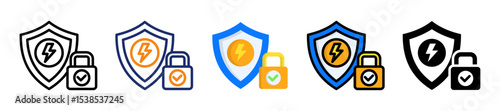 Energy Security Multyple Style Icon
