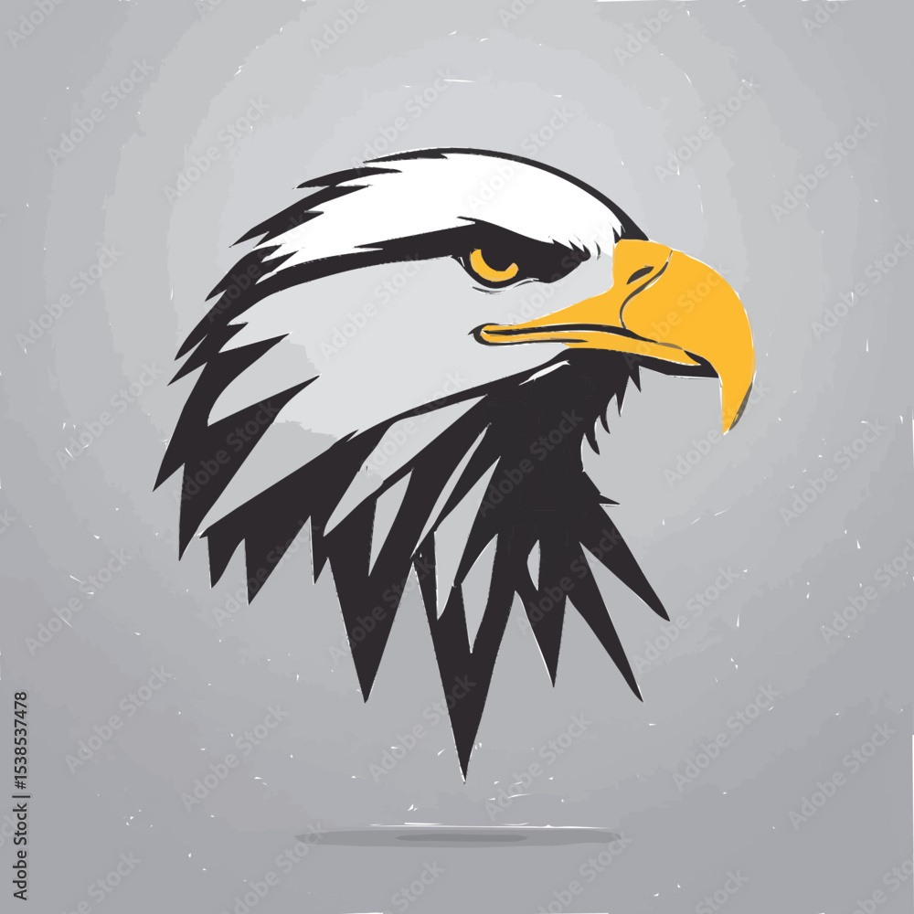 Obraz premium american bald eagle vector illustration