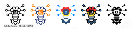 Artificial General Intelligence Multyple Style Icon