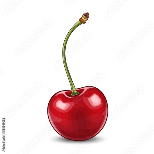cherry isolated on white background