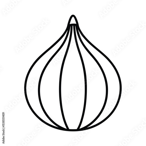 red onion isolated