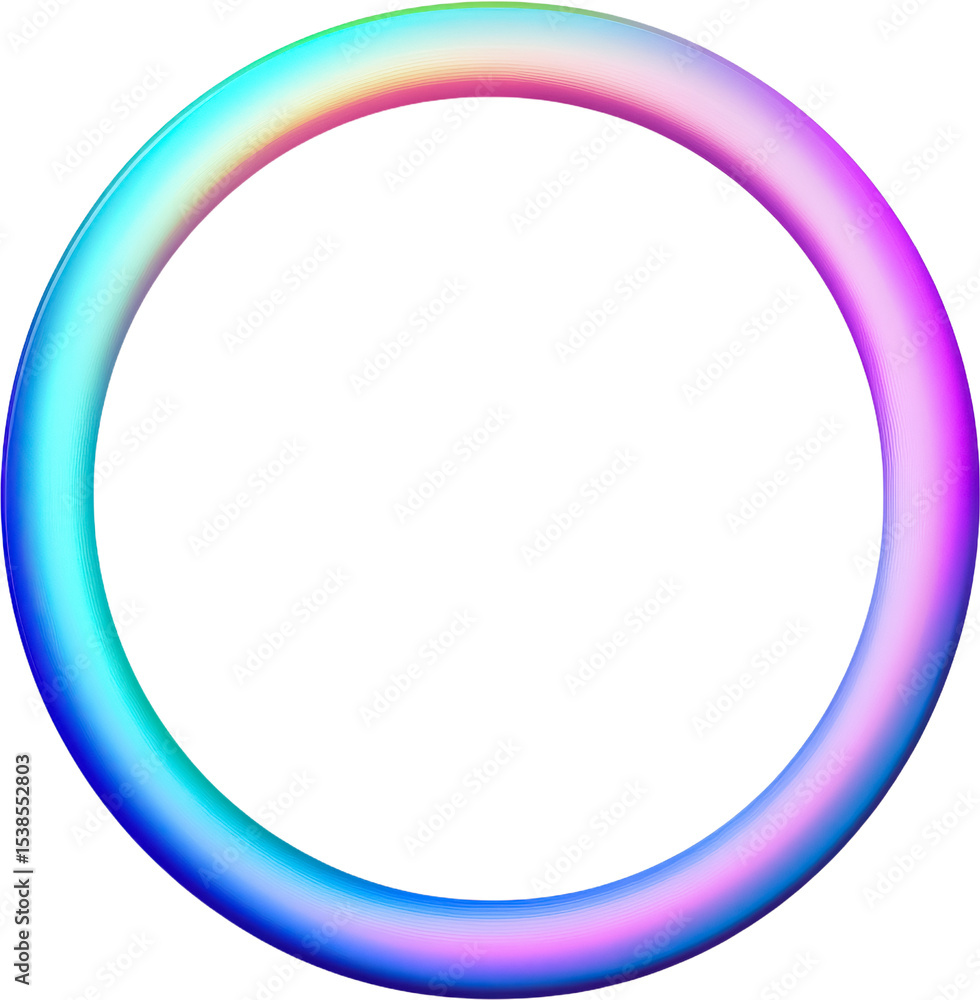 Colorful Circular Frame Design Colorful Circular Frame Design