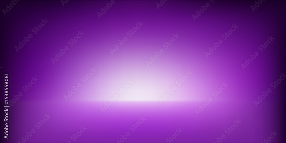 Fototapeta premium studio room design with gradient purple color background. vector illustration