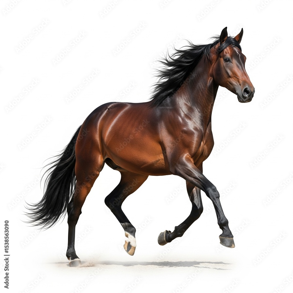 Obraz premium horse isolated on white