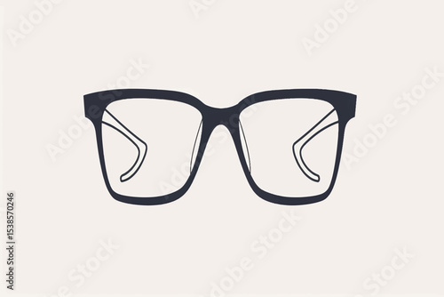 Glasses icon, vector illustration design. Glasses collection.