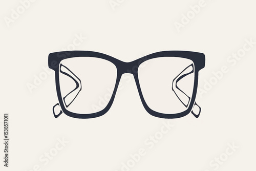 Glasses icon, vector illustration design. Glasses collection.