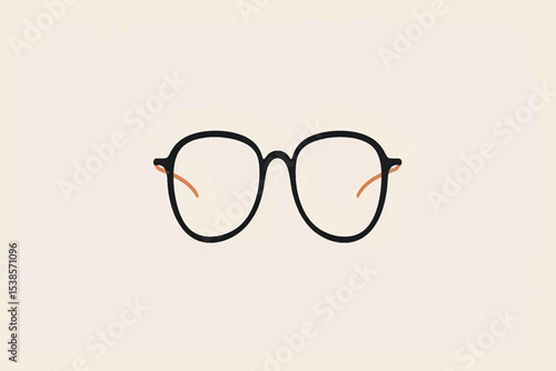 Glasses icon, vector illustration design. Glasses collection.