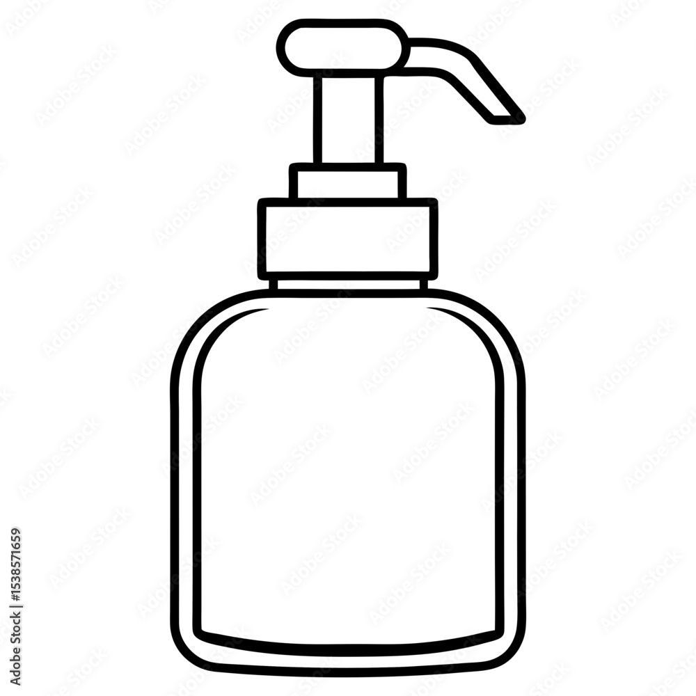 Hand Sanitizer Dispenser Line Art Hand Sanitizer Dispenser Line Art