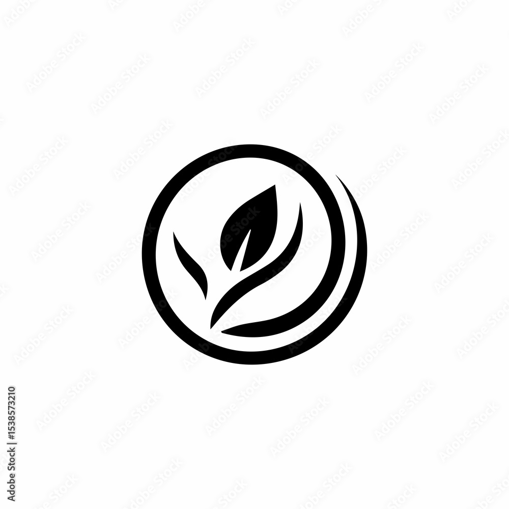 Fototapeta premium leaf logo