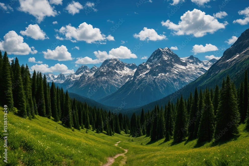 Fototapeta premium Breathtaking scenic overlook