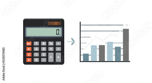 calculator and graphs