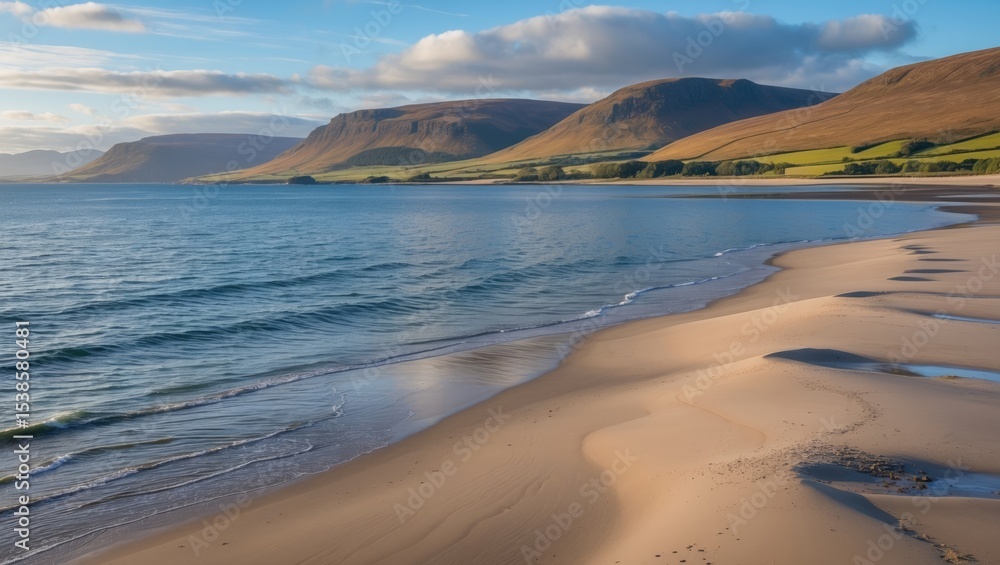 Fototapeta premium Stunning Gravel Beaches at Spey Bay