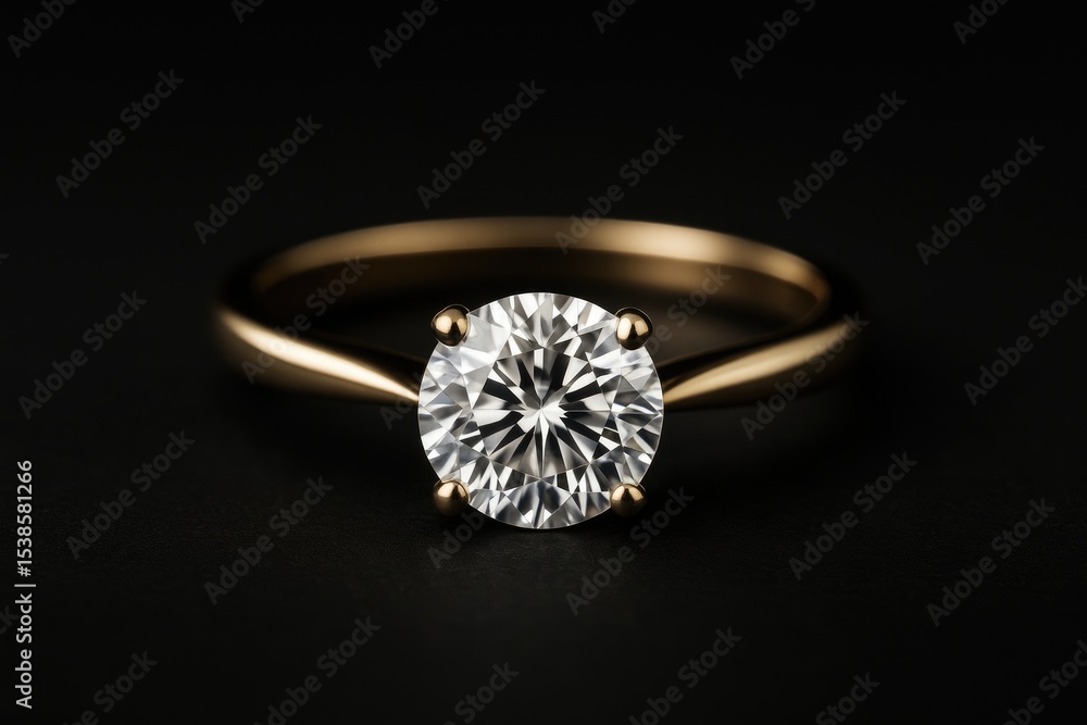 Elegant sparkling jewel on a dark backdrop Elegant sparkling jewel on a dark backdrop