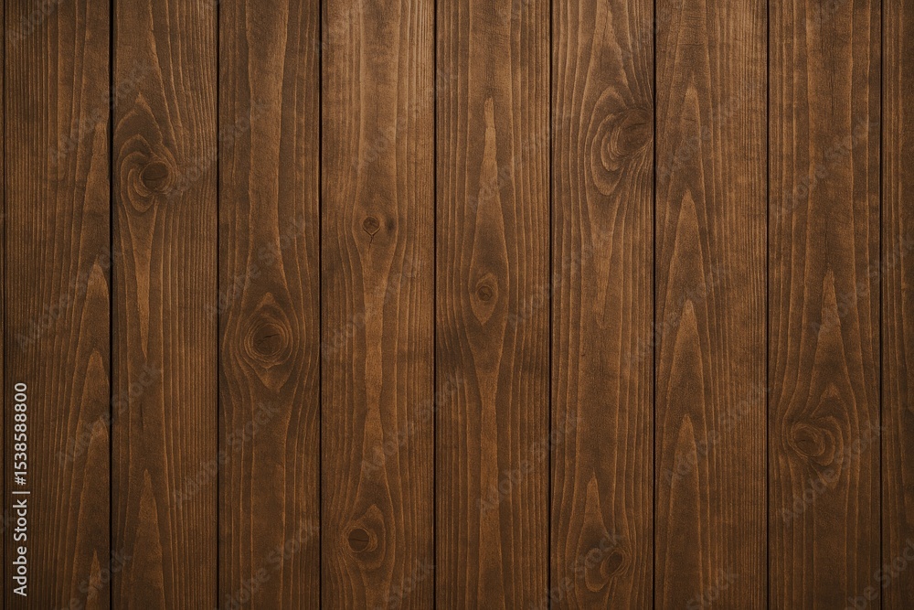 Wooden wall with a brown plank design Wooden wall with a brown plank design