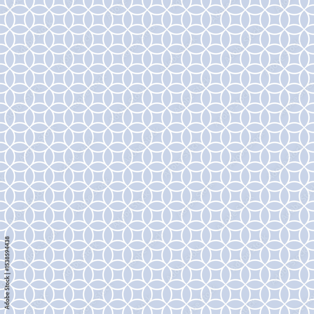 Circle geometric grid seamless pattern. Simple minimal light blue vector ornament texture with small circular mesh, net, lattice, curved lines. Abstract subtle background. Repeated minimalist design Circle geometric grid seamless pattern. Simple minimal light blue vector ornament texture with small circular mesh, net, lattice, curved lines. Abstract subtle background. Repeated minimalist design