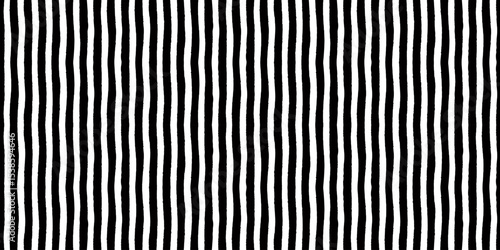 Contrast seamless background with sketchy scribble stripes in black and white...
