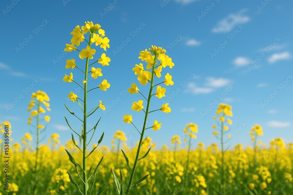 Blooming fields of canola Blooming fields of canola