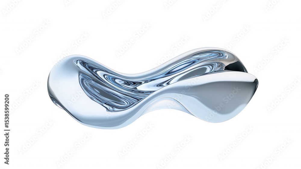 3d icon Holographic fluid shape swirling and creating an abstract design, perfect for modern and futuristic projects 3d icon Holographic fluid shape swirling and creating an abstract design, perfect for modern and futuristic projects