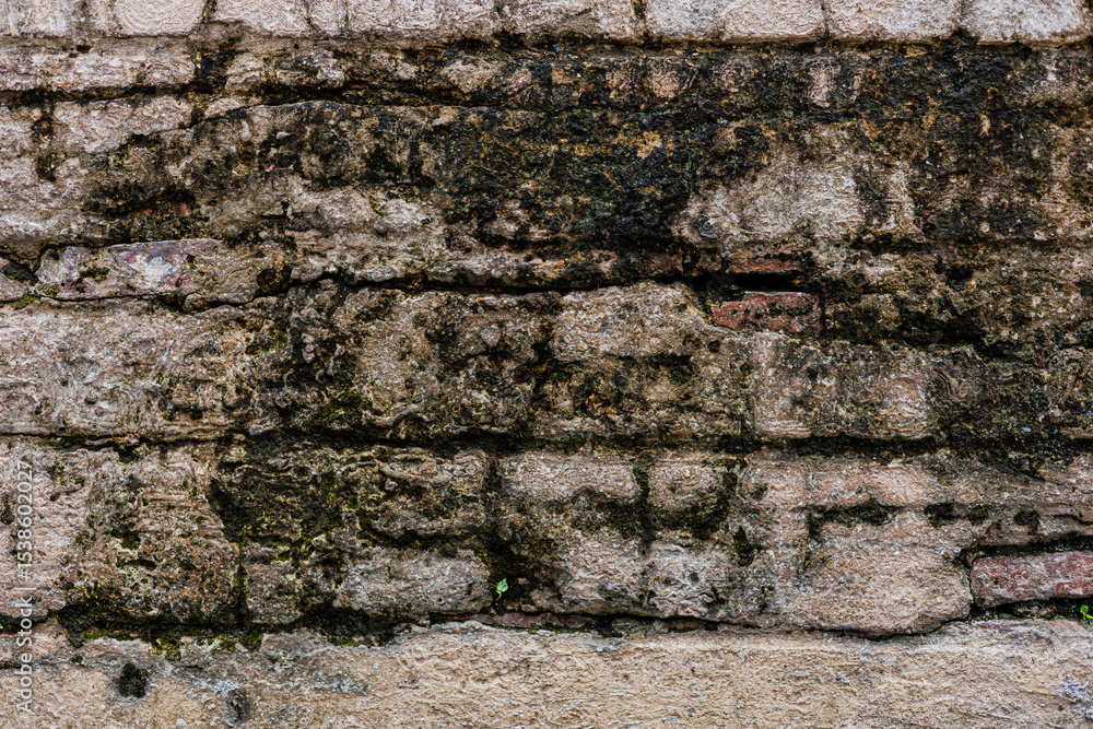 Weathered Stone Brick Wall Grunge Texture Background Weathered Stone Brick Wall Grunge Texture Background