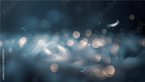 Abstract dark lite Defocused bokeh background 