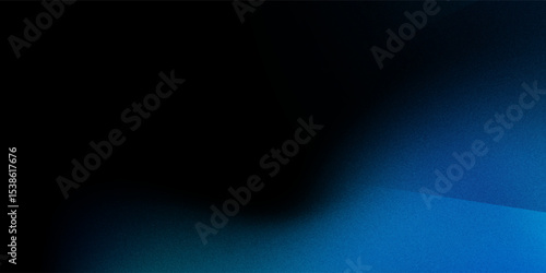 Black navy dark cobalt blue abstract background. Color gradient ombre transition. Noise grain particle granular. Wave wavy line stripe. Diagonal. Neon electric bright metallic shimmer glitter. Design.