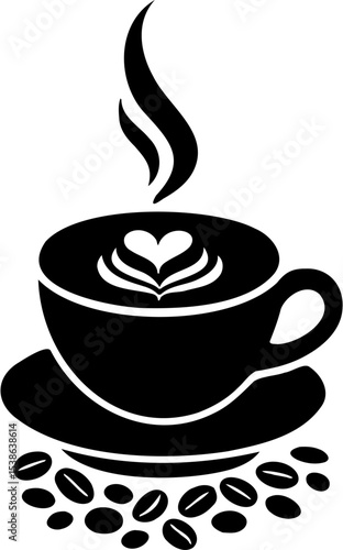 coffee vector illustration, isolated on white