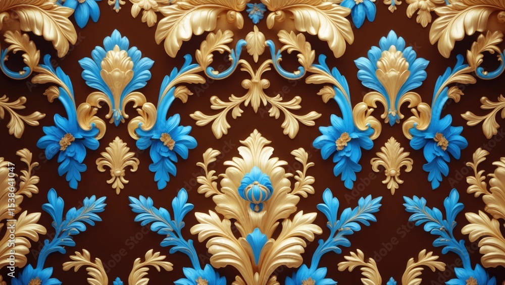 Obraz premium Decorative background featuring intricate patterns and designs.