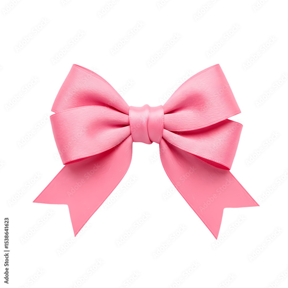 Pink Satin Bow A Delicate Symbol of Celebration isolated on transparent baackground Pink Satin Bow A Delicate Symbol of Celebration isolated on transparent baackground