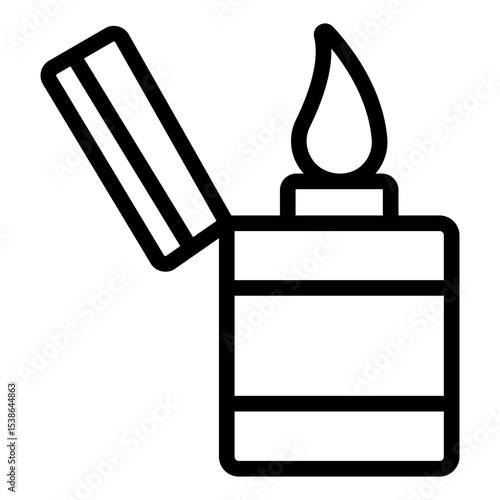 lighter Line Icon
