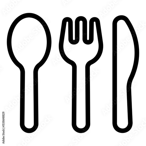 fork Line Icon