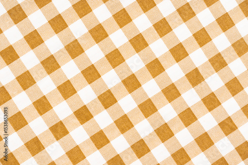 Brown gingham check pattern that can be used for background.