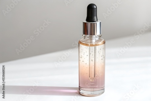 Gradient Glass Dropper Bottle Mockup – Vibrant Cosmetic Product 