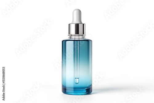 Gradient Glass Dropper Bottle Mockup – Vibrant Cosmetic Product 