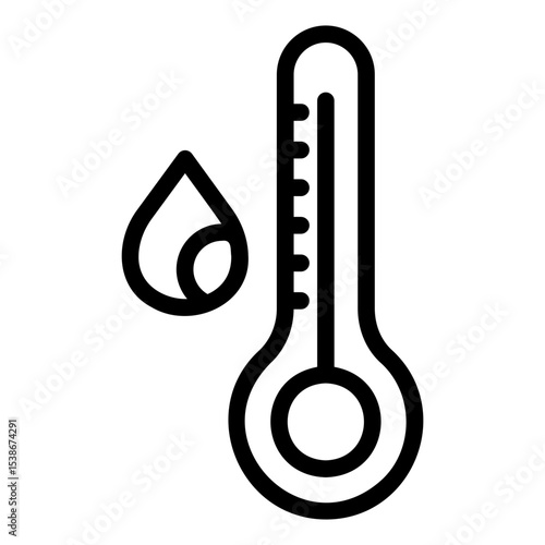 tharmometer Line Icon