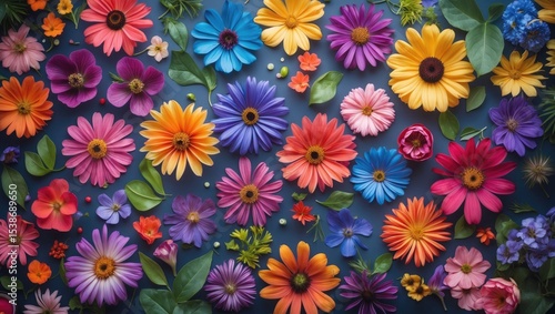 Wallpaper Mural Vibrant Blossom Display Torontodigital.ca