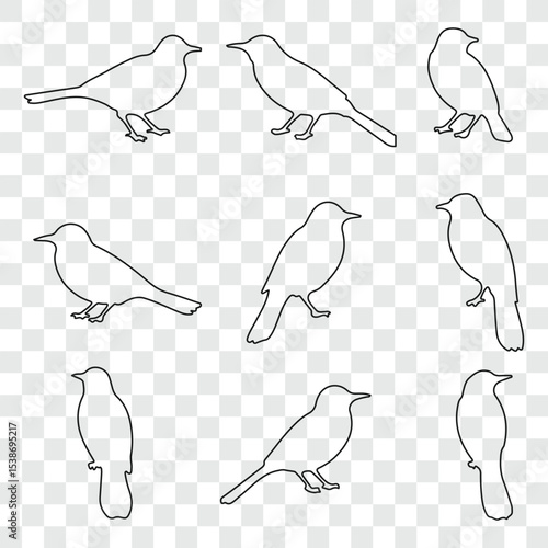 Flat and Minimal crow icon vector illustration isolated on white background an bart icon