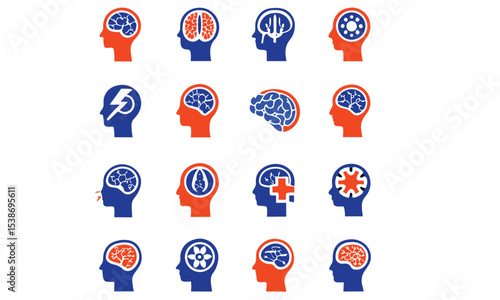 Mental Health, Alzheimer's Disease and Dementia Icon