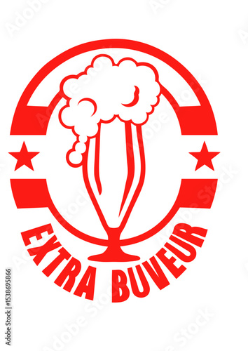 extra buveur biere logo alcool humour