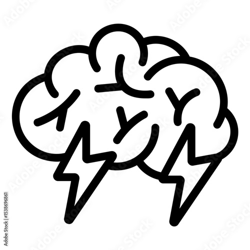 brainstorm Line Icon